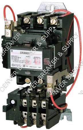 CR306A002  GENERAL ELECTRIC  Magnetic Motor Starter, NEMA, 120V, 3P, 9A