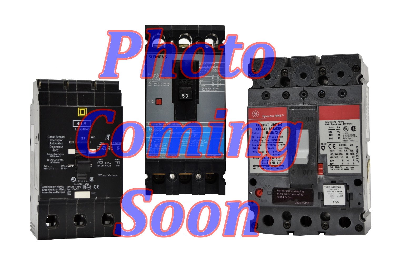 New Thomas & Betts FS360090A 600V 3P 90A Circuit Breaker 
