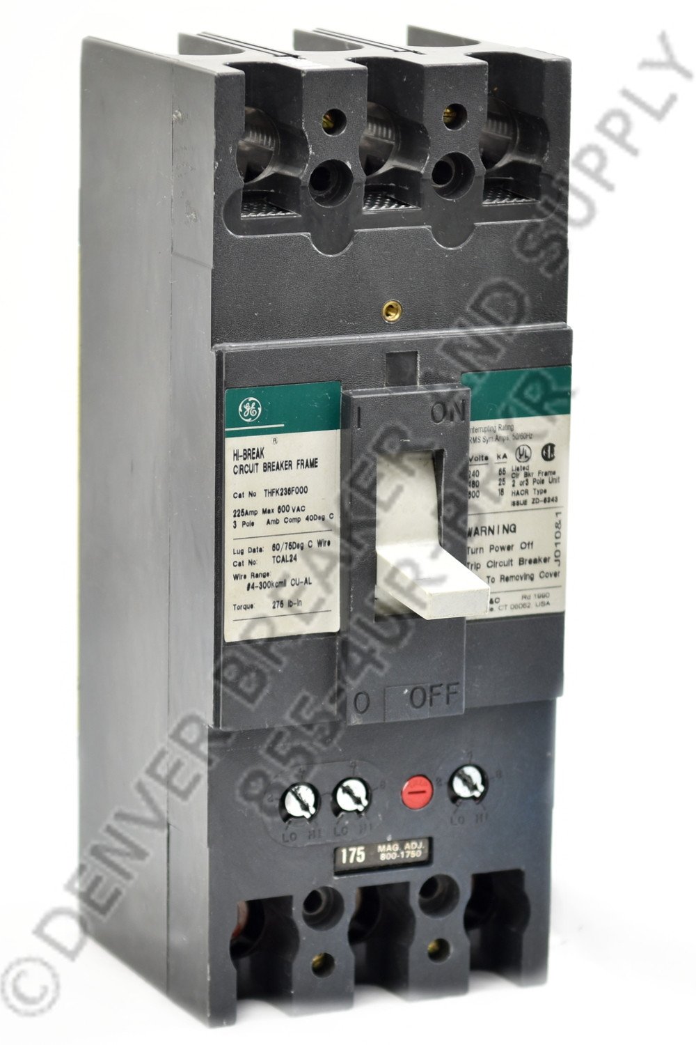 General Electric TFK236225 Circuit Breaker General Electric TFK236225 Circuit Breaker